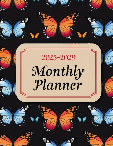 2025-2029 monthly pocket planner