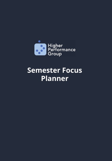 Focus Planner Hardcover