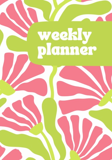 Simplified Weekly Activity Planner