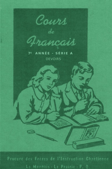 Mon devoir français 7e année