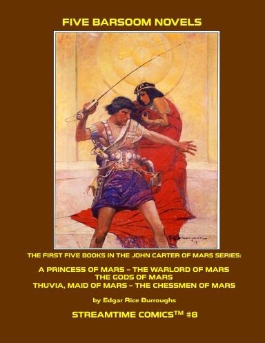 Five Barsoom Novels