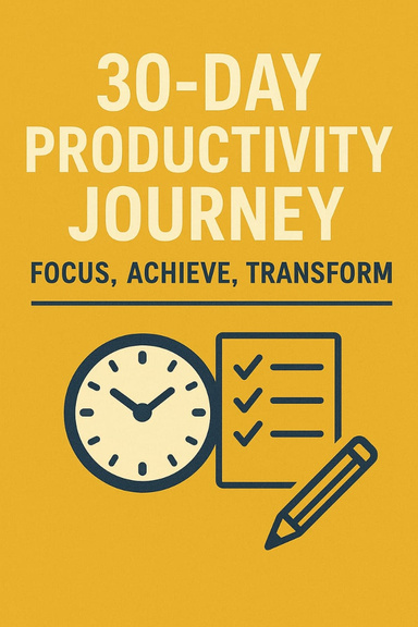 30-Day Productivity Journey