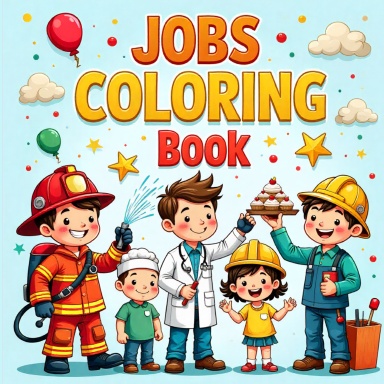 Jobs Coloring Book