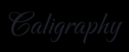 Caligraphy
