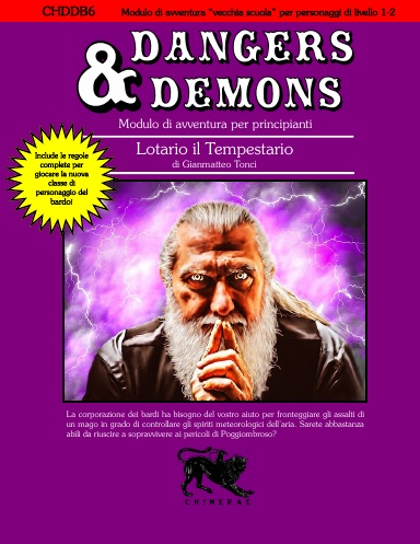 CHDDB6 Lotario il Tempestario (Dangers & Demons)