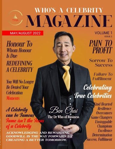 Who's A Celebrity Magazine Vol 1 Issue 2