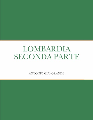 LOMBARDIA SECONDA PARTE