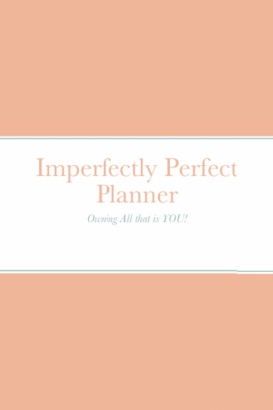 Imperfectly Perfect Planner