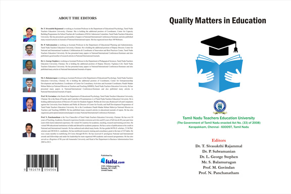 Quality Matters in Education