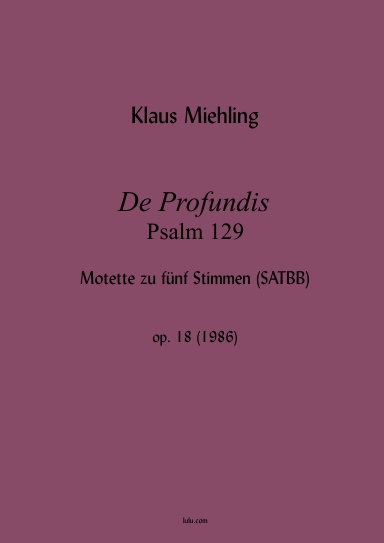De Profundis