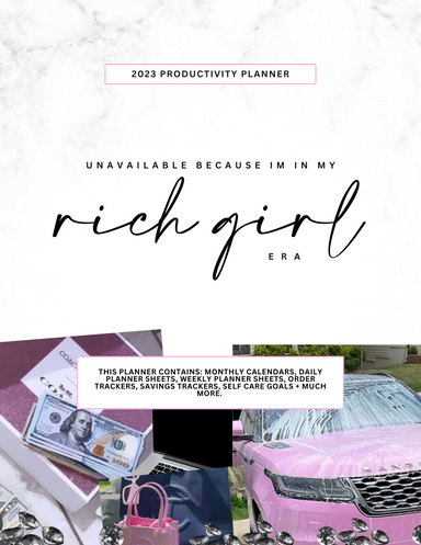 Rich Girl Era Planner
