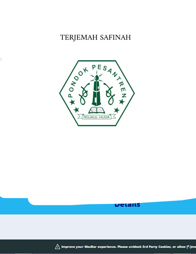 Terjemah Kitab Safinah