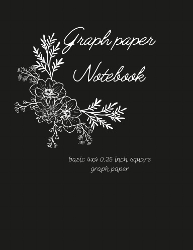 Graph paper Notebook Basic 4x4 0.25 inch
