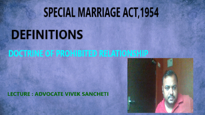 SPECIAL MARRIAGE ACT,1954