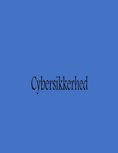 Cybersikkerhed