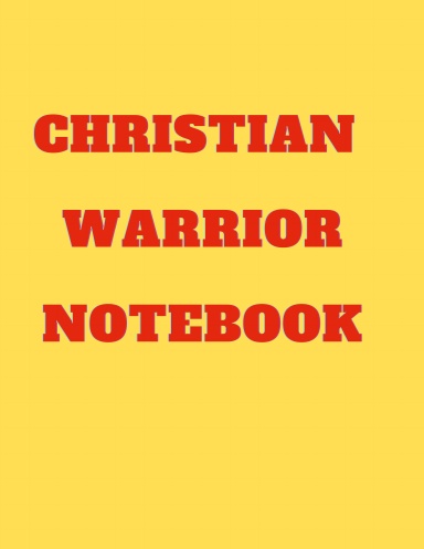 Christian Warrior Spiral Notebook