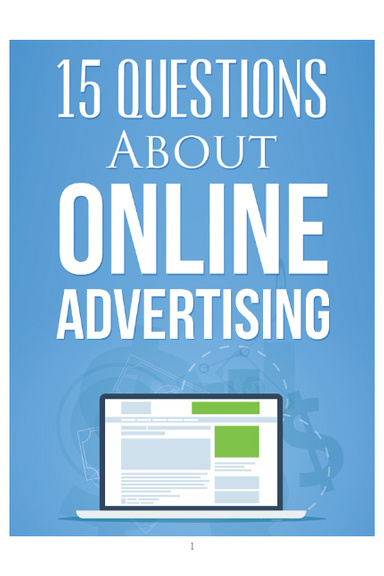 15 Questions About Online Advertising