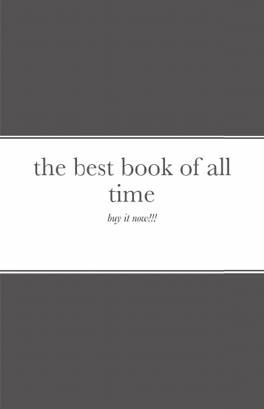 the best book of all time