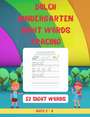 Dolch Kindergarten Sight Words Tracing