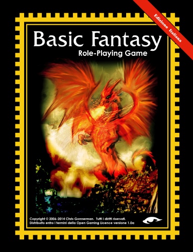Basic Fantasy RPG Core Rules 2E, Italian Translation (hardcover)
