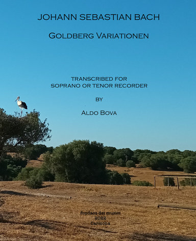 Goldberg Variationen for soprano or tenor recorder