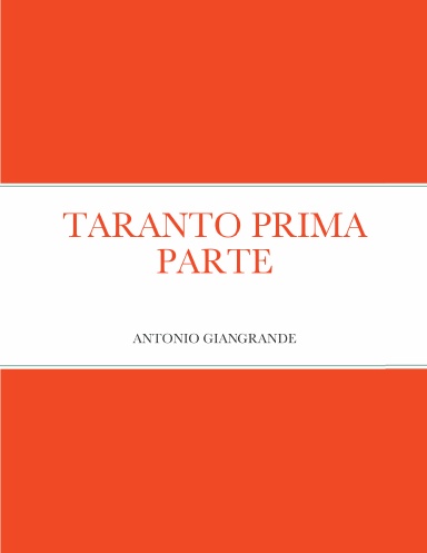 TARANTO PRIMA PARTE