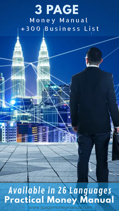 3 Page practical Money manual+300 Business list