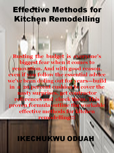 Effective Methods for Kitchen Remodelling