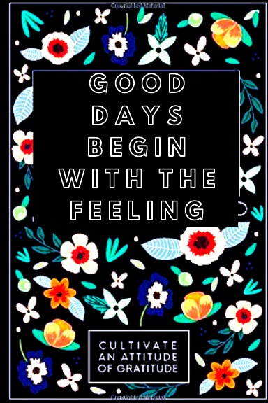 Good Days begin With feeling: A fifty-two Week Guide To Cultivate associate degree angle Of Gratitude: Gratitude Journal