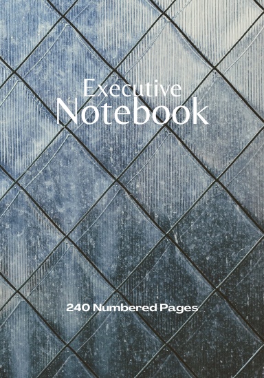 Coil Bound 7x10 Executive Notebook with 240 Numbered Pages