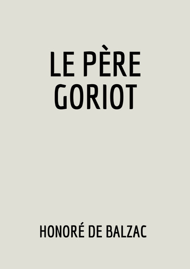 Le père goriot