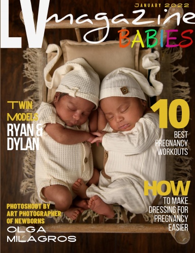 LV Magazine Babies - Ryan and Dylan