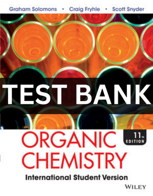 Organic Chemistry, 11th Edition International Student Version