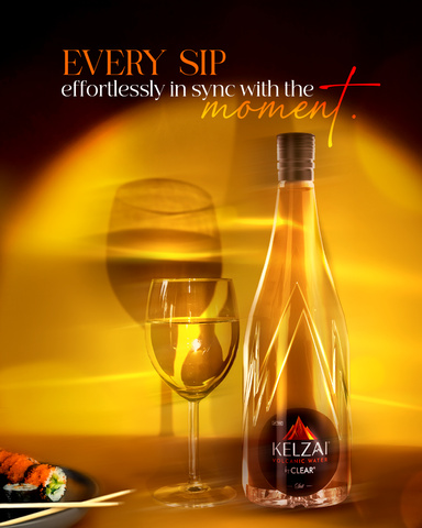 Kelzai Volcanic Water: Your Premium 750ml Glass Water Bottle