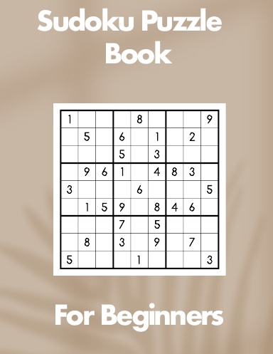 Sudoku Puzzle Book For Beginners
