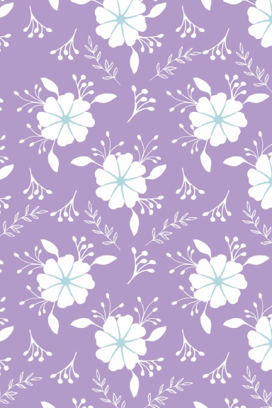 Purple Floral Spiral Journal | Lined Notebook for Writing, Notes & Journaling