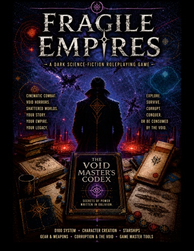 Void Master's Codex TTRPG Game Master's Guide Science Fiction Roleplaying Game