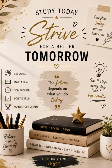Strive for a Better Tomorrow