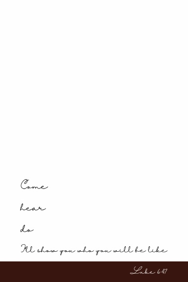 Come, hear, do Journal