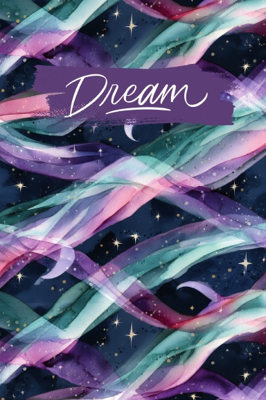 Aurora Dream Journal | Spiral Celestial Notebook for Dream Logging & Reflection