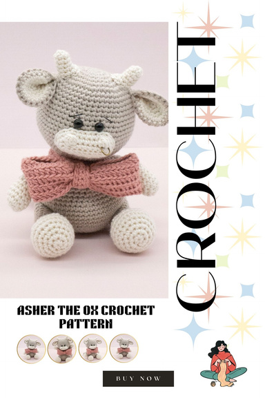 Asher the Ox Crochet Pattern