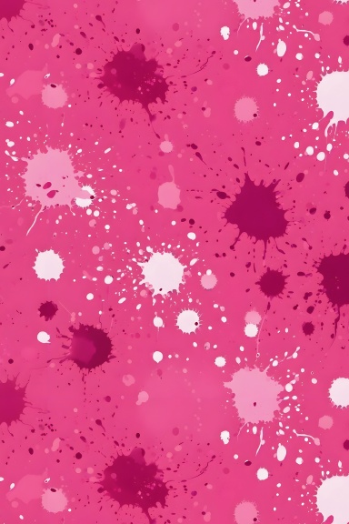 Pink Splatter Spiral Bullet Journal | Dot Grid Notebook