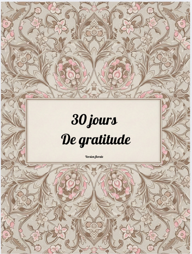 Journal de gratitude