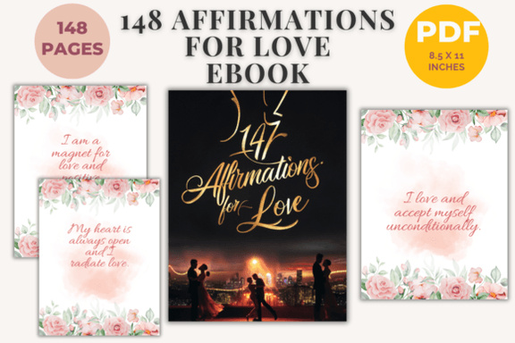 📝 147 Affirmations for Love EBook 📖