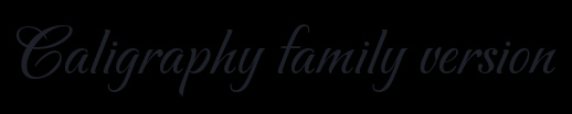 Caligraphy