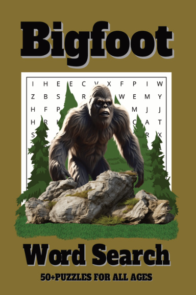 Bigfoot Word Search Book