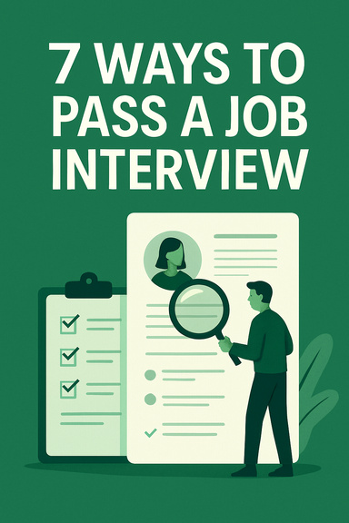 7 Ways to Pass a Job Interview