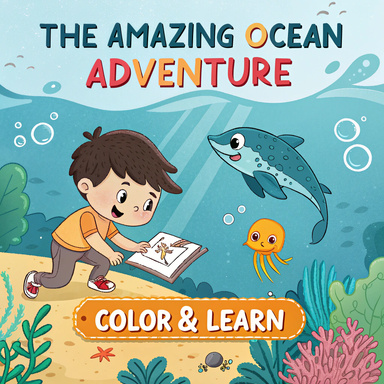 The Amazing Ocean Adventure color & learn - eBook