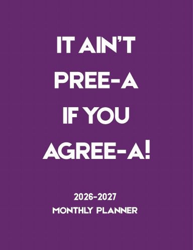 2026-2027 Monthly Planner