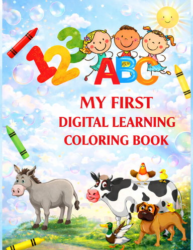 My First Learning Coloring Book